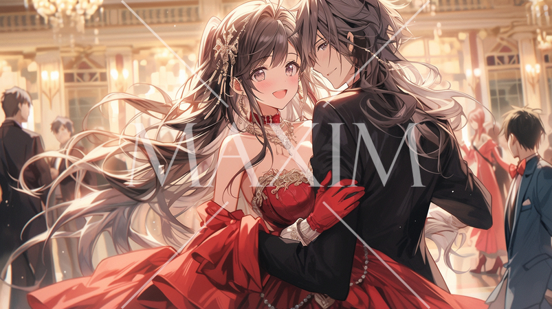 ballroomでの社交ダンス風景