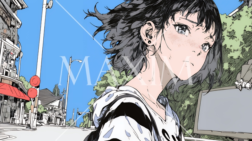 学校でイジメられ、気落ちしている女子高生