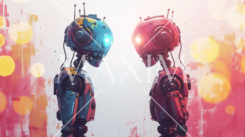 ロボティクスとAI：ロボット工場、人工知能の開発。