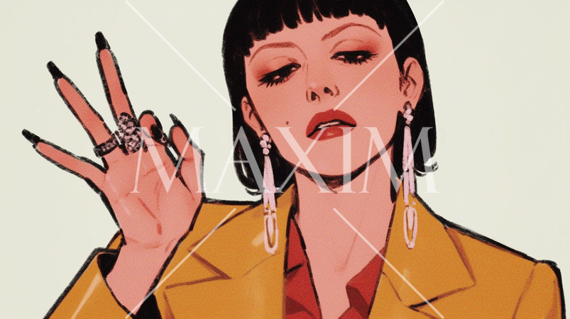 指でOKサインを出している女性経営者