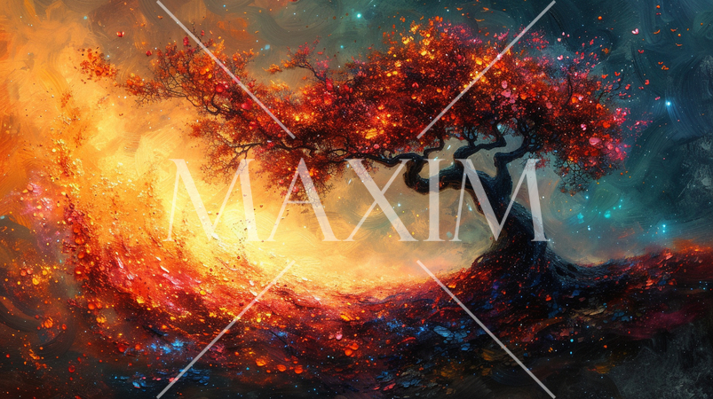 知恵の木：「知識」を木の生長に例えて具現的表現をした