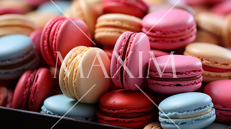 色とりどりのマカロン