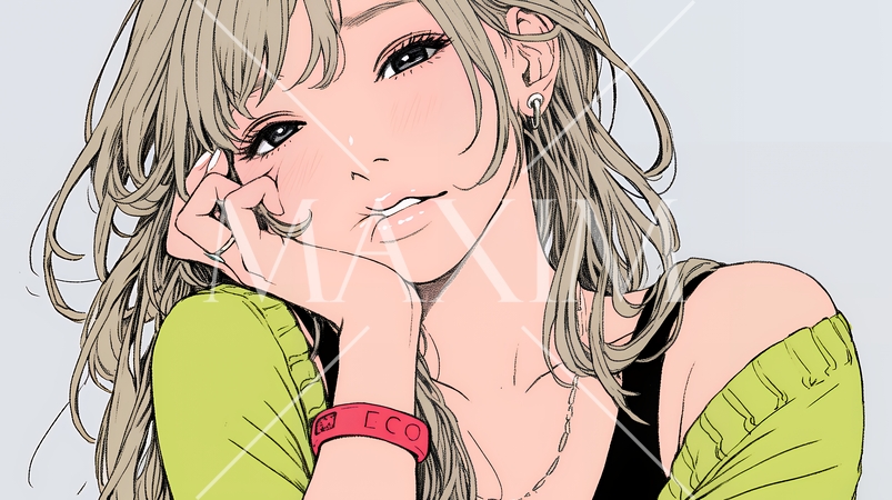 歯痛で頬を押さえている女性