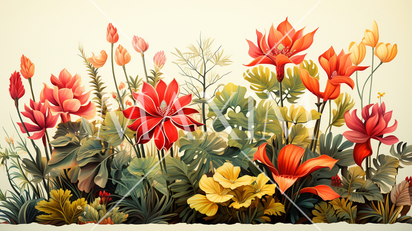 色鮮やかな南国の植物たち