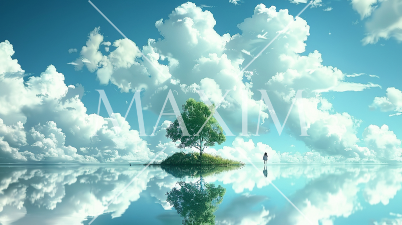 潜在意識、自我など人間が内包する意識をイメージ