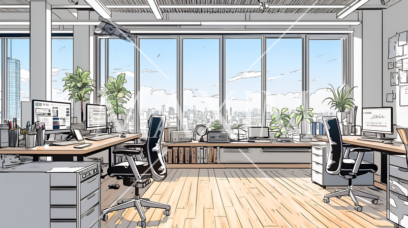 近代的なオフィス空間