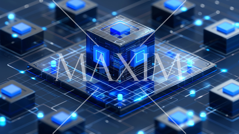 FinTech：銀行や証券、保険などの金融分野とITの融合：PC基板にビルが林立