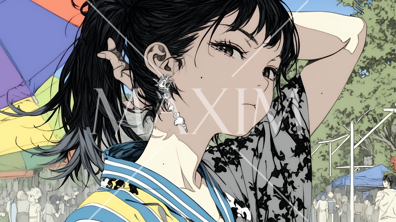 否定的な感情を抱いている若い女性