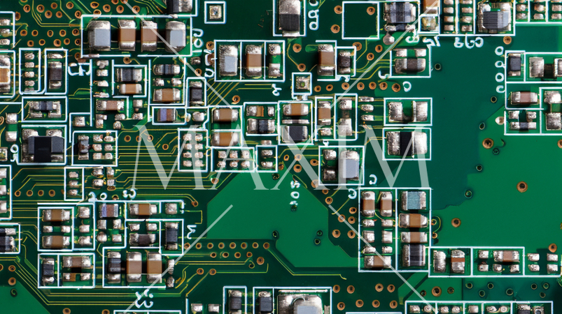 コンピュータ基板のイメージ背景画像：精緻CG画像