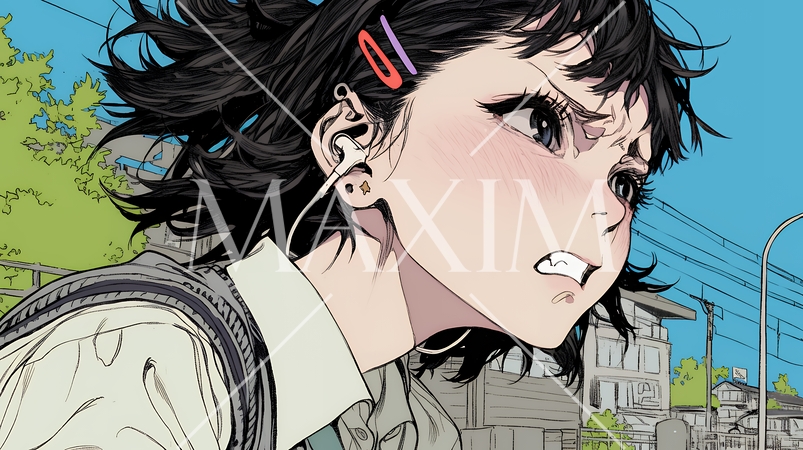 「バカ言ってんじゃないよ」と激怒している女子高生