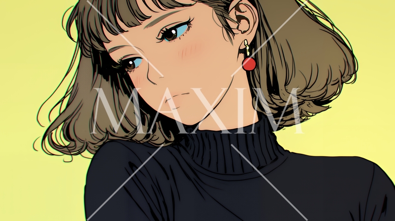 戸惑いの表情の若い女性：困惑した微妙な感情を浮かべた女性