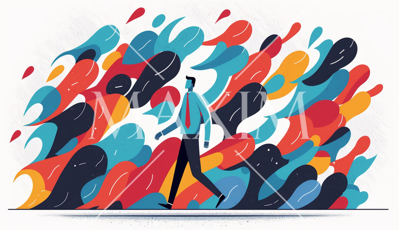 リーダーシップと指導：リーダーシップ、指導者と部下の関係。