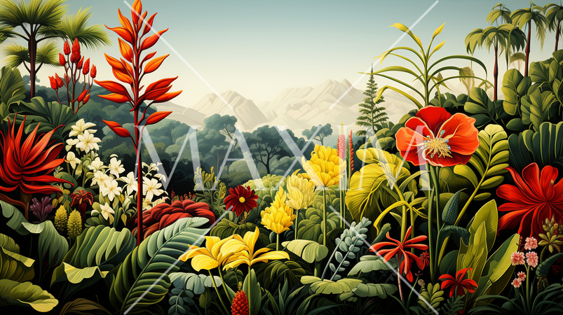 色鮮やかな南国の植物たち