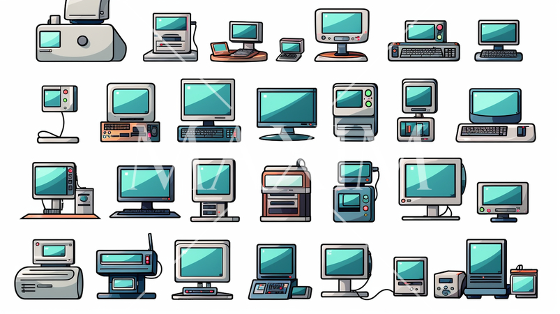 各種パソコン（PC)のアイコンのリファレンスシート