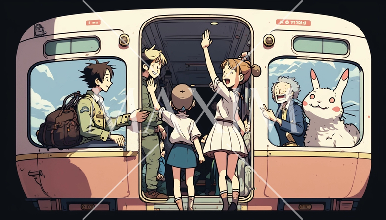 旅は道づれ世は情け：旅は気のあった仲間と一緒に、人生も和気あいあい、というような幸せなことわざですね