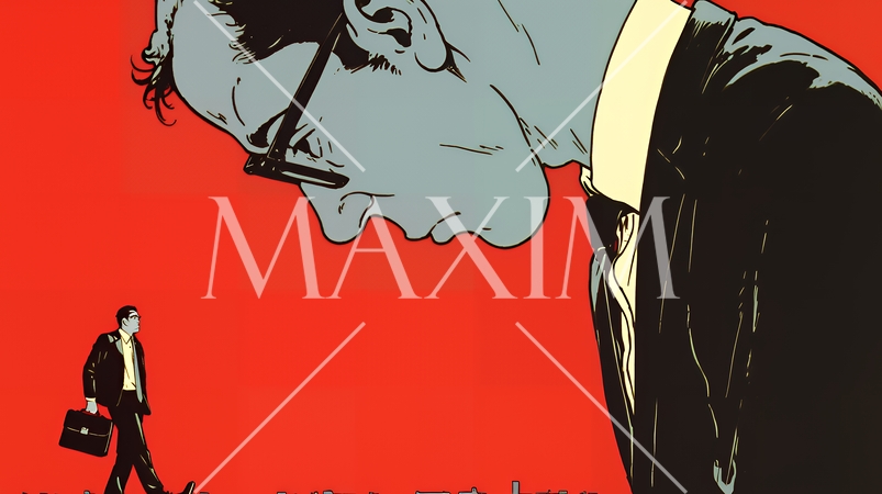 苦悩しているビジネスパーソン