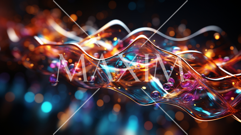 幻想的な波のイメージの背景