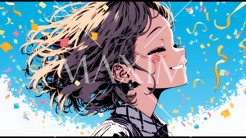 嬉しくて目を開けることができません