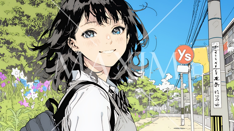 満面の笑みでYesと言っている若い女性