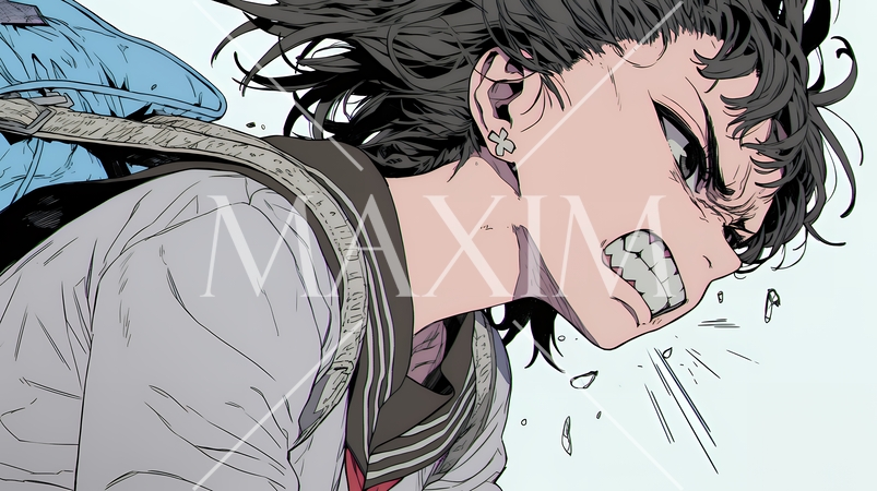 「バカ言ってんじゃないよ」と激怒している女子高生