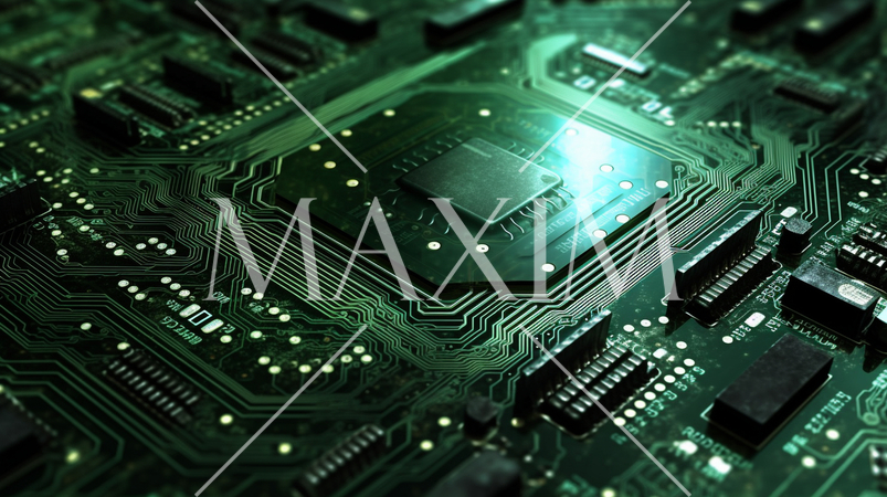 コンピュータ基板のイメージ背景画像：精緻CG画像