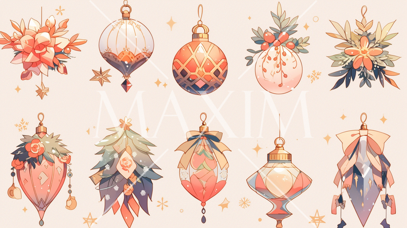 クリスマスツリーのオーナメントのプリファレンスシート