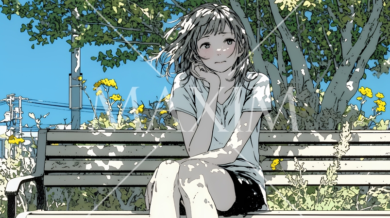 5月病の若い女子大学生