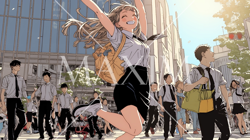 仕事の成功を心から喜んでいるビジネスパーソン