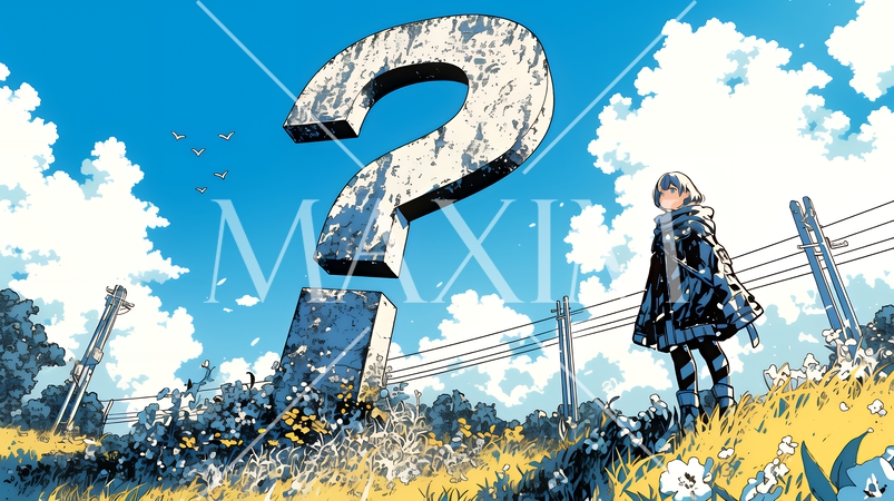 クエスチョンマークのある風景