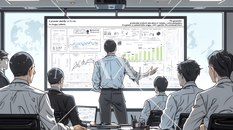 男性講師：ビジネスセミナー／製品説明会／社内研修会