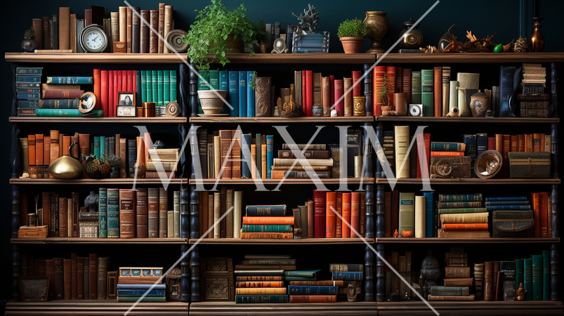 書籍がぎっしり詰まった本棚