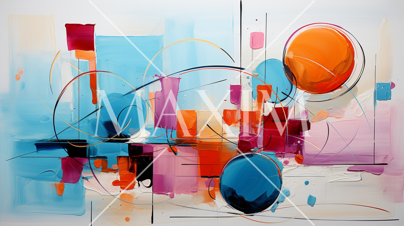 パステルカラーの抽象的背景イメージ