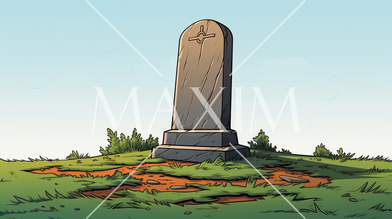 墓石：普通の野ざらしになっているちょっと古い墓石