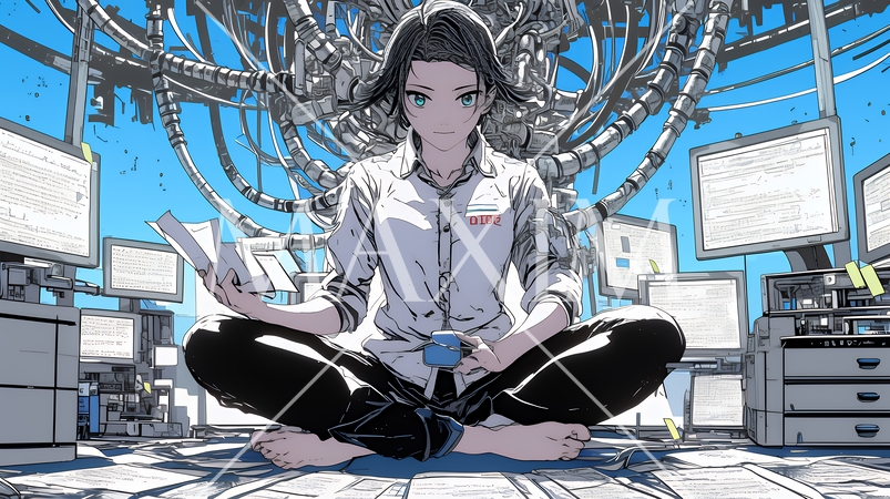 ビッグデータとAI：データ解析による洞察とデータセンターの役割のイメージ