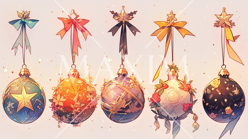 クリスマスツリーのオーナメントのプリファレンスシート