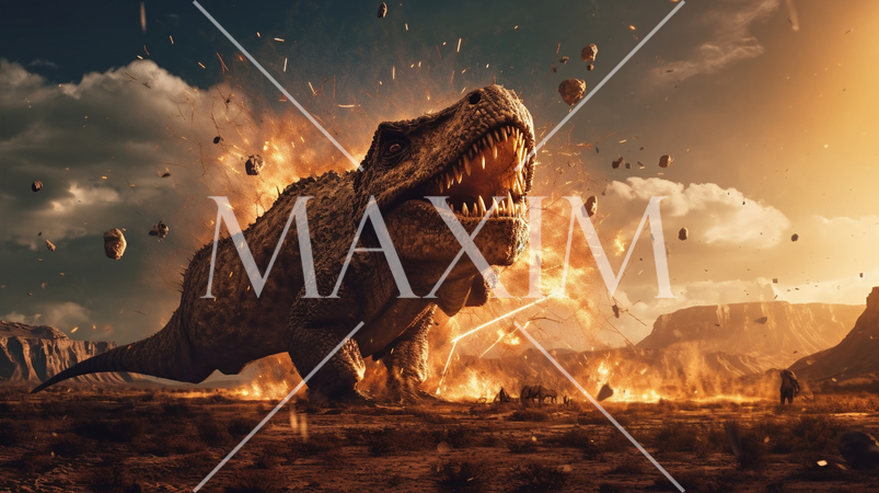 巨大隕石（彗星）衝突により恐竜が絶滅した