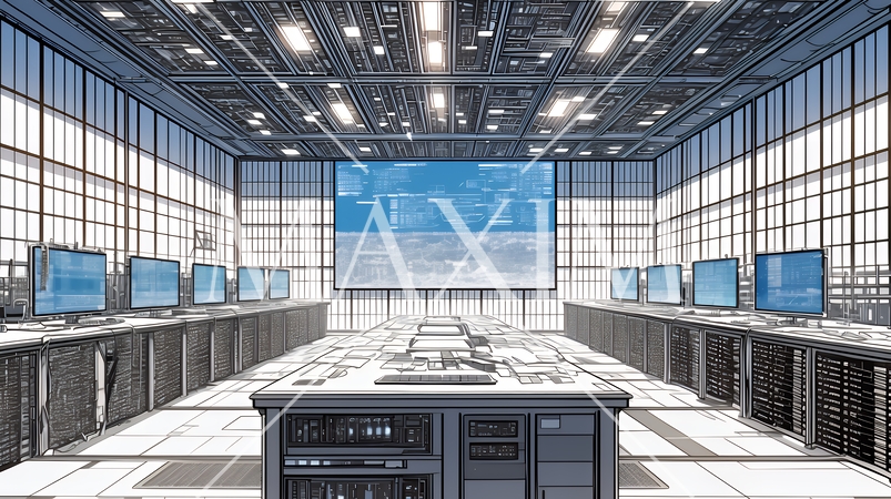 ビッグデータとAI：データ解析による洞察とデータセンターの役割のイメージ