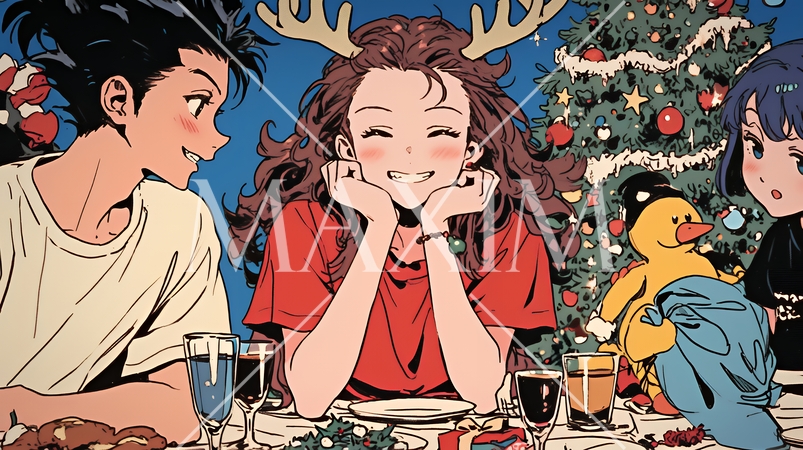 若者たちのクリスマスパーティ