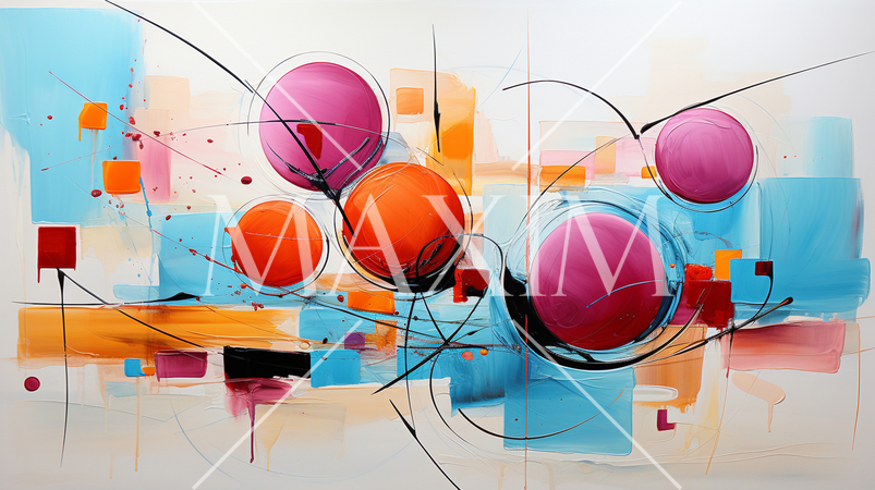 パステルカラーの抽象的背景イメージ