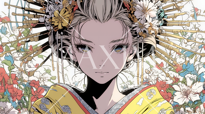 花魁（おいらん）現代風