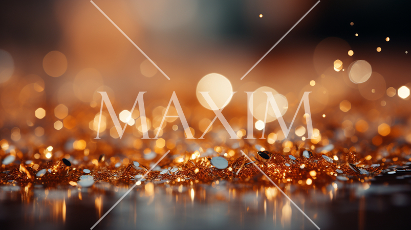 オレンジ基調のおしゃれでクールなグラデーションの効いた背景画像