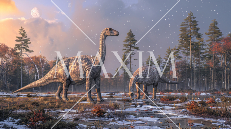 寒冷期（氷河期）の地球で生きる恐竜