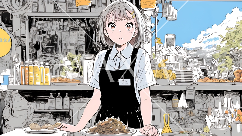 日本風ファストフード店：屋台、立ち食い屋、かくうち