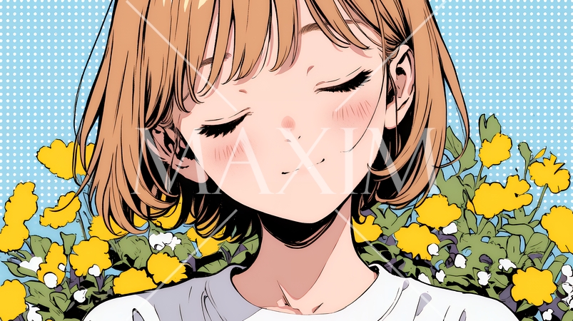 嬉しくて目を開けることができません