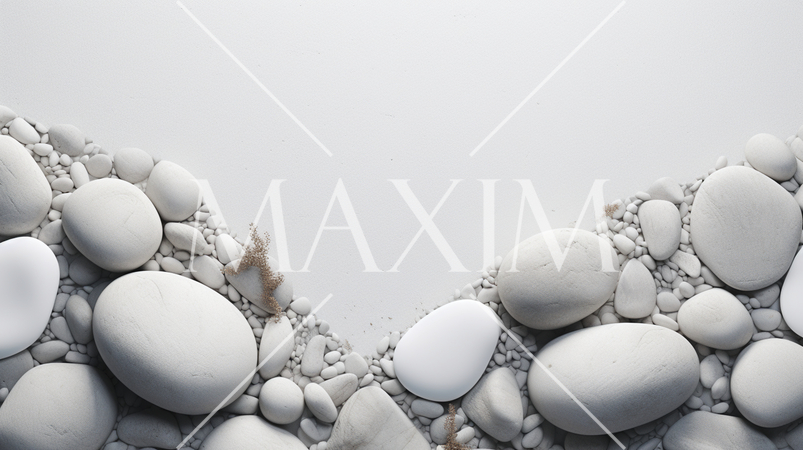 白い石の背景イメージ精緻CG画像