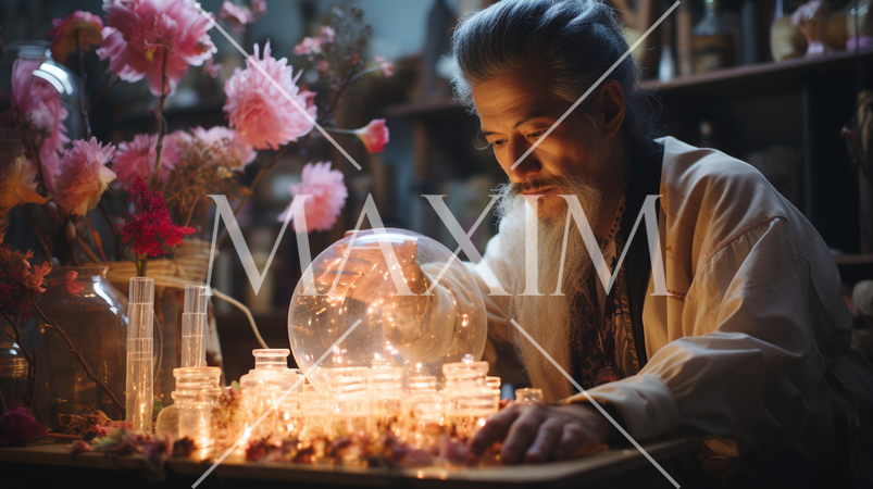 教祖か占い師。でも怪しい人物。