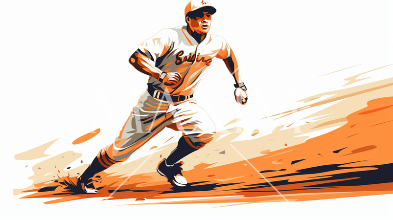 野球選手の走塁