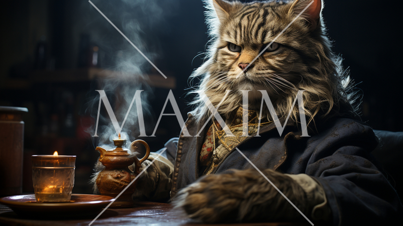 ボス猫：飼い主をも顎で使いそうなほど貫禄のある猫。