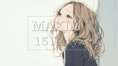 寂しそうに壁に寄りかかる女の子｜孤独と哀愁を感じる女性の人物イラスト（イラストID:8133494-18126）