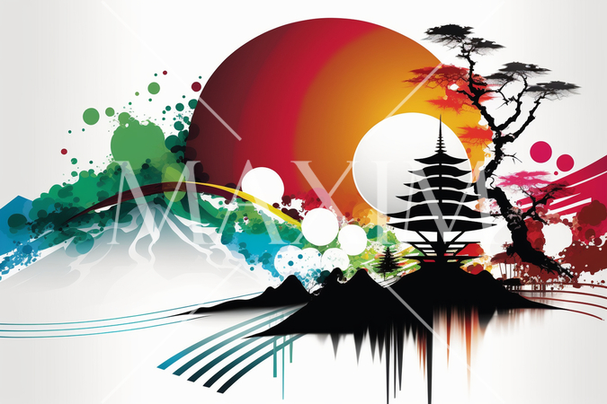 年賀はがき用の年賀状図案